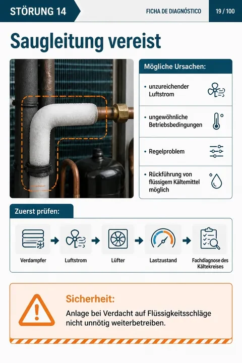 Beispiel eines Störungs-Diagnoseblatts